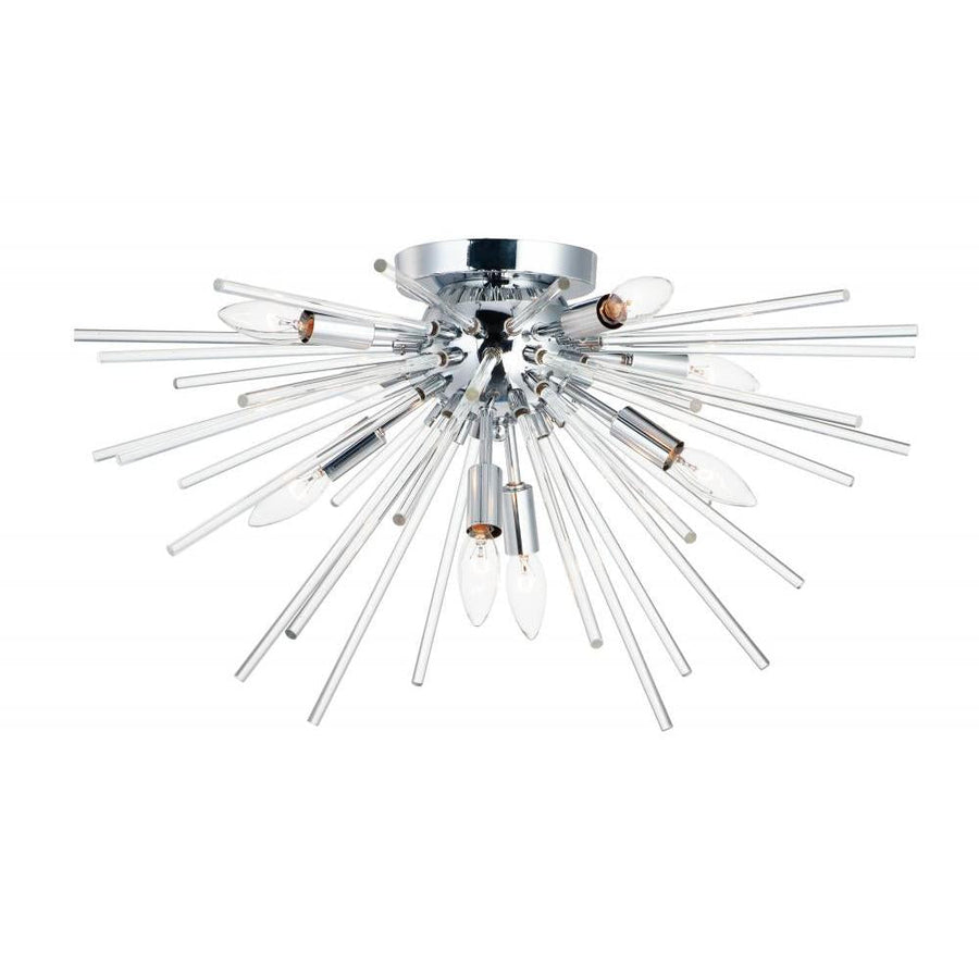 Maxim Lighting 28660CLPC Polaris 25 Inch Flush Mount Light – Polished Chrome