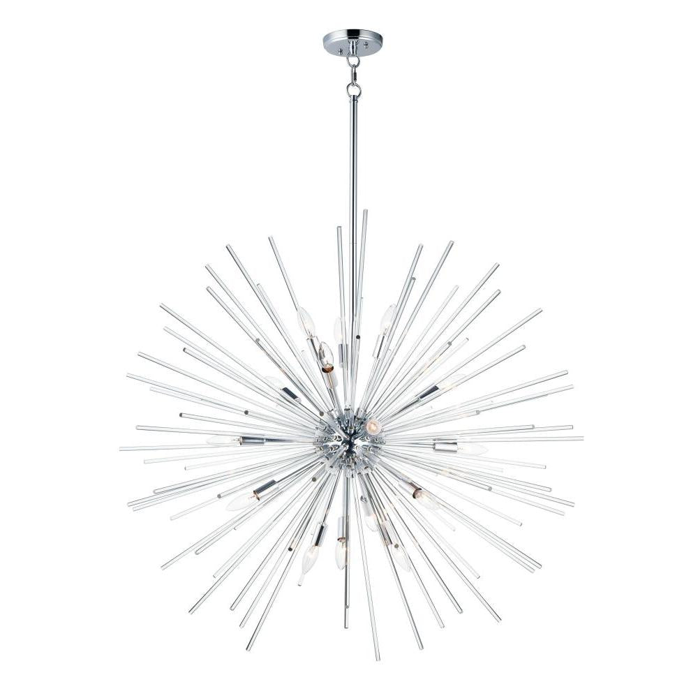 Polaris 40 Inch 16 Light Pendant – Polished Chrome
