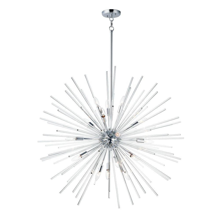 Maxim Lighting 28666CLPC Polaris 40 Inch 16 Light Pendant – Polished Chrome