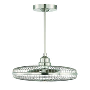 Wetherby LED Fan D'Lier in Satin Nickel