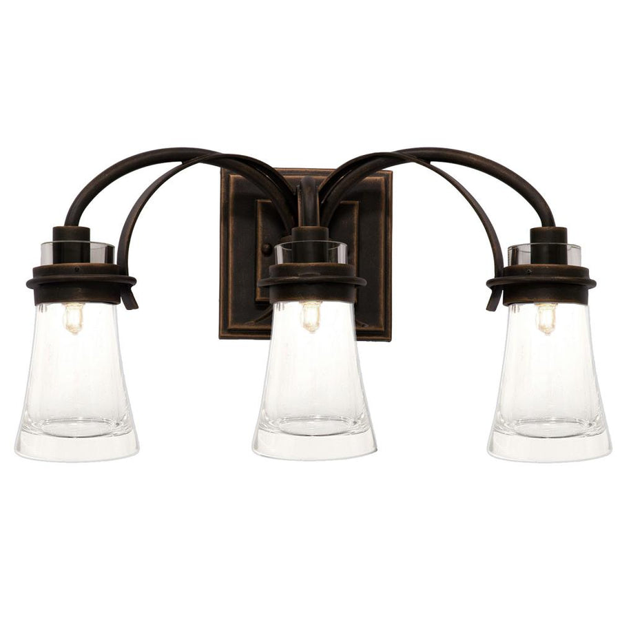 Dover 20 Inch Bath Vanity Light – Antique Copper – 2913AC