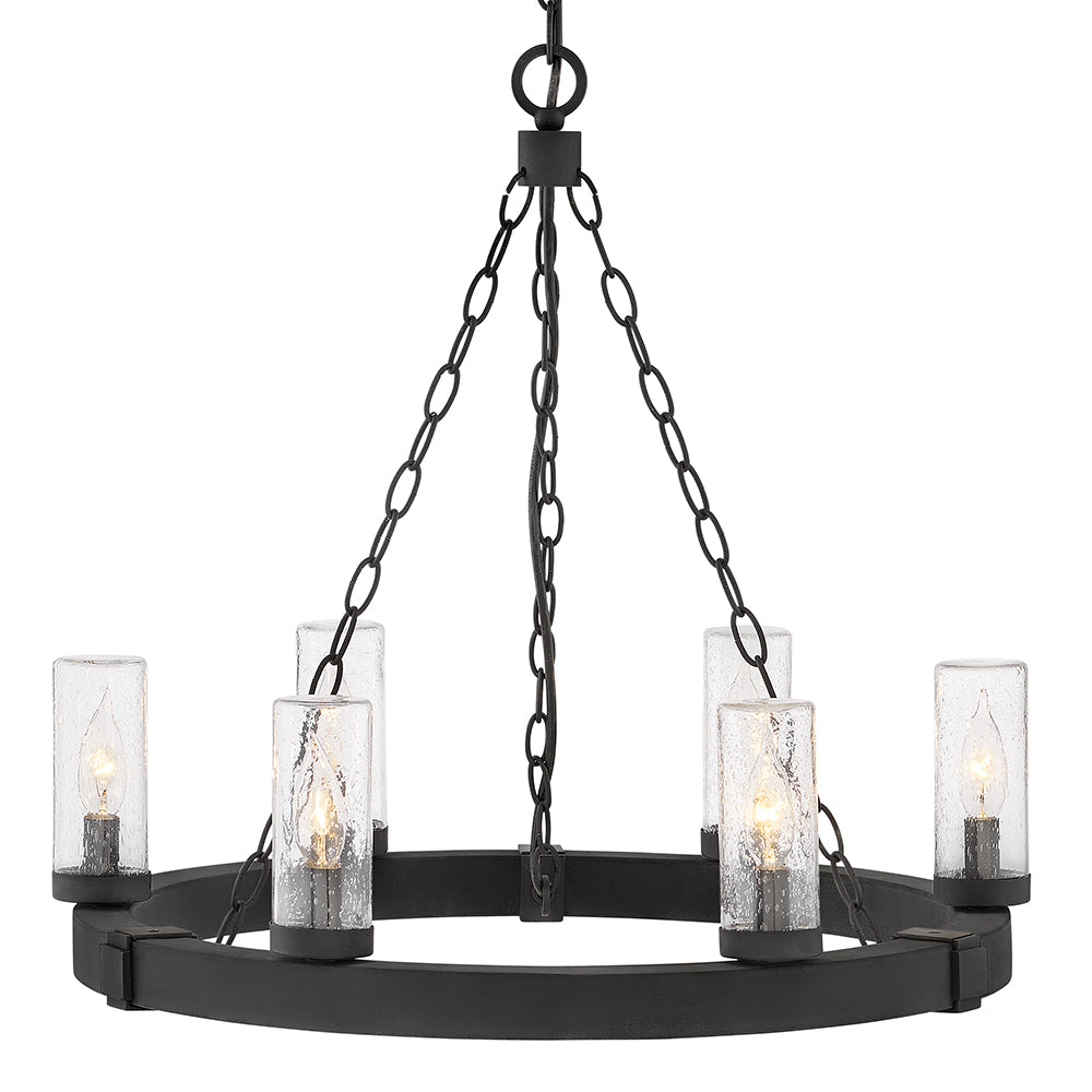 Hinkley Lighting SAWYER 29206BK Pendant Country Rustic - Black