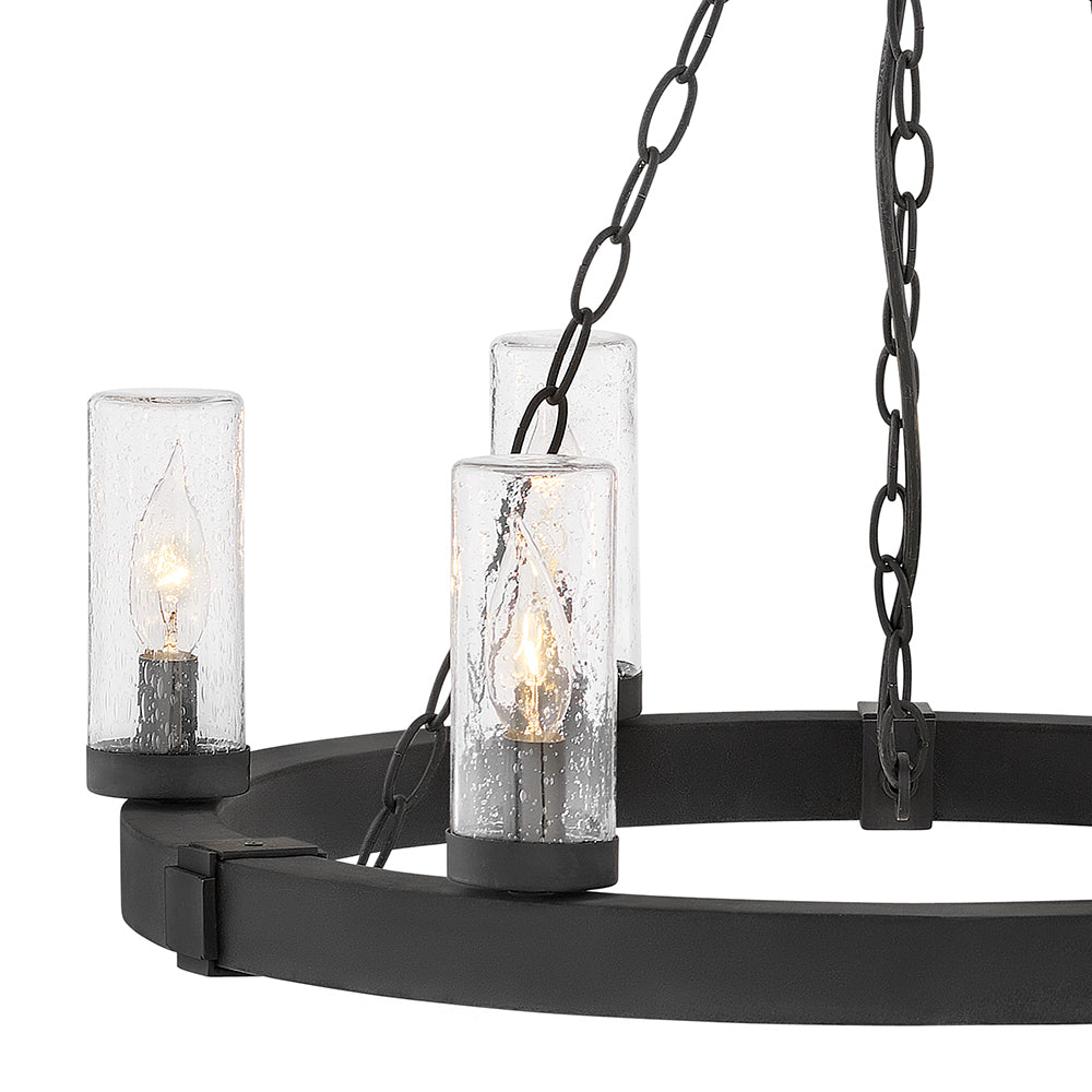 Hinkley Lighting SAWYER 29206BK Pendant Country Rustic - Black