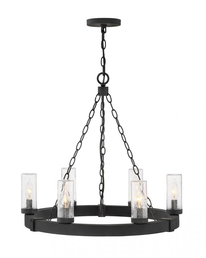 Hinkley Lighting SAWYER 29206BK Pendant Country Rustic - Black