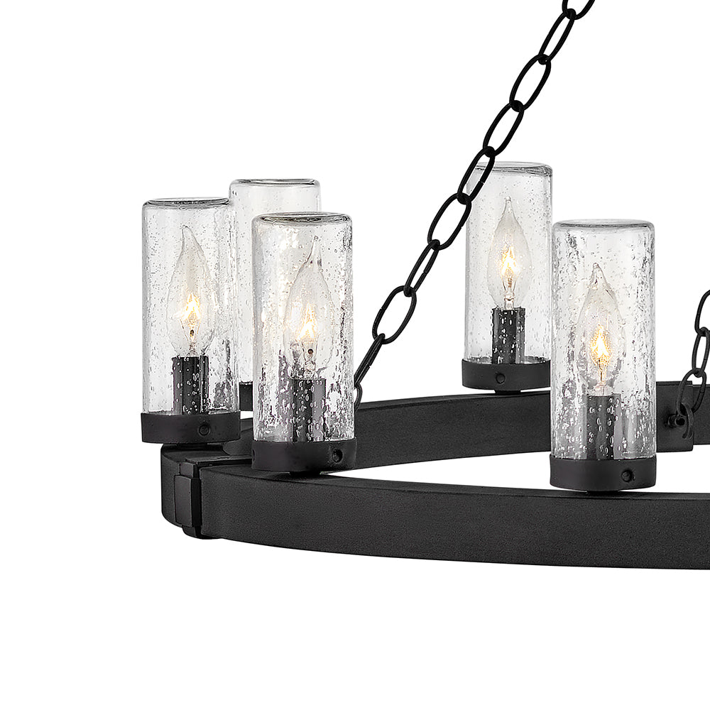 Hinkley Lighting SAWYER 29207BK Pendant Country Rustic - Black