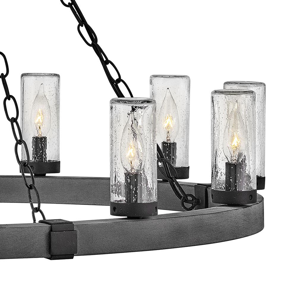 Hinkley Lighting SAWYER 29207DZ Pendant Country Rustic - Aged Zinc