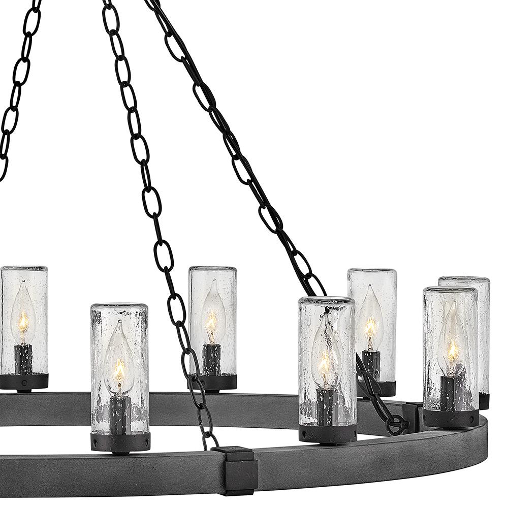 Hinkley Lighting SAWYER 29207DZ Pendant Country Rustic - Aged Zinc