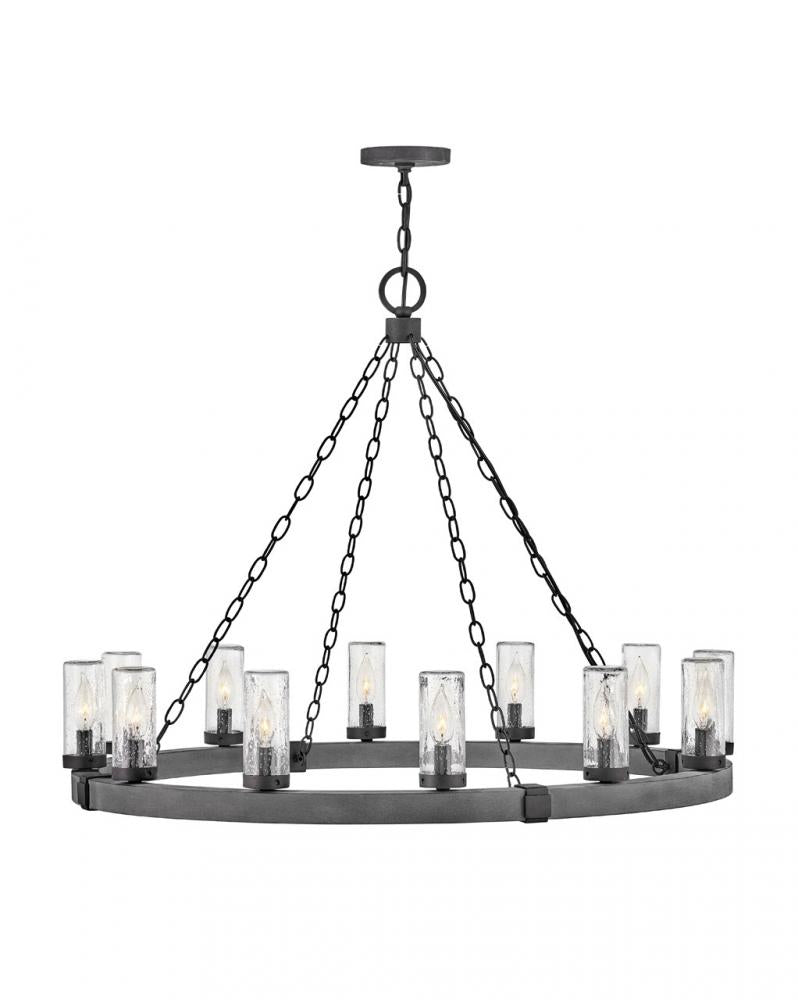 Hinkley Lighting SAWYER 29207DZ Pendant Country Rustic - Aged Zinc