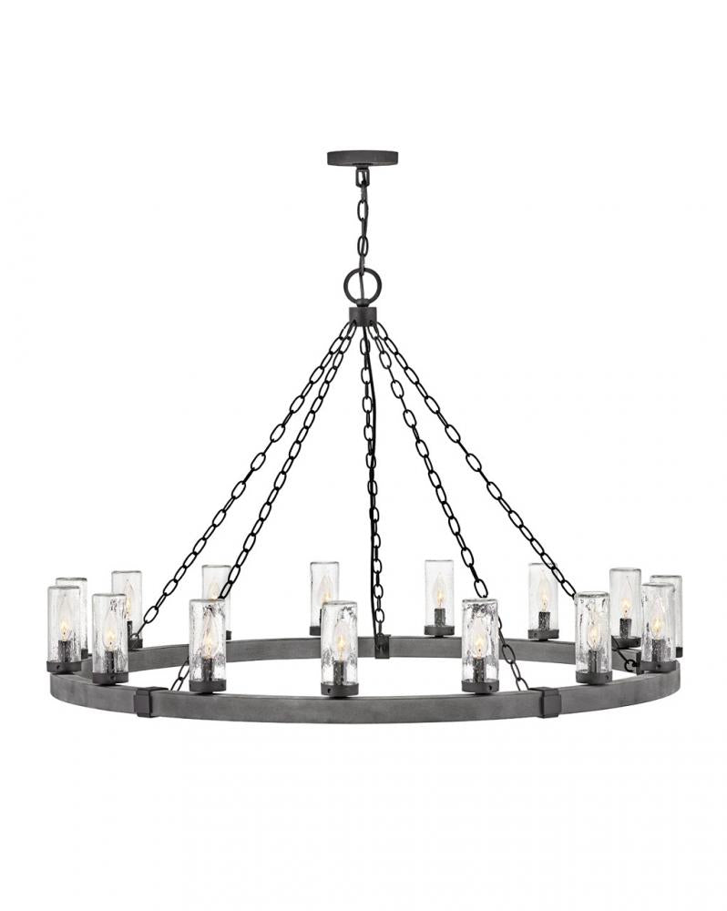 Hinkley Lighting SAWYER 29209DZ Pendant Country Rustic - Aged Zinc