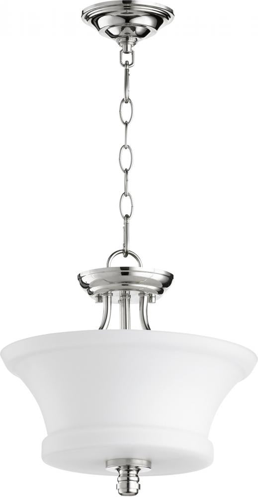 Quorum Lighting ROSSINGTON 2922-13-62 Pendant Traditional - Polished Nickel