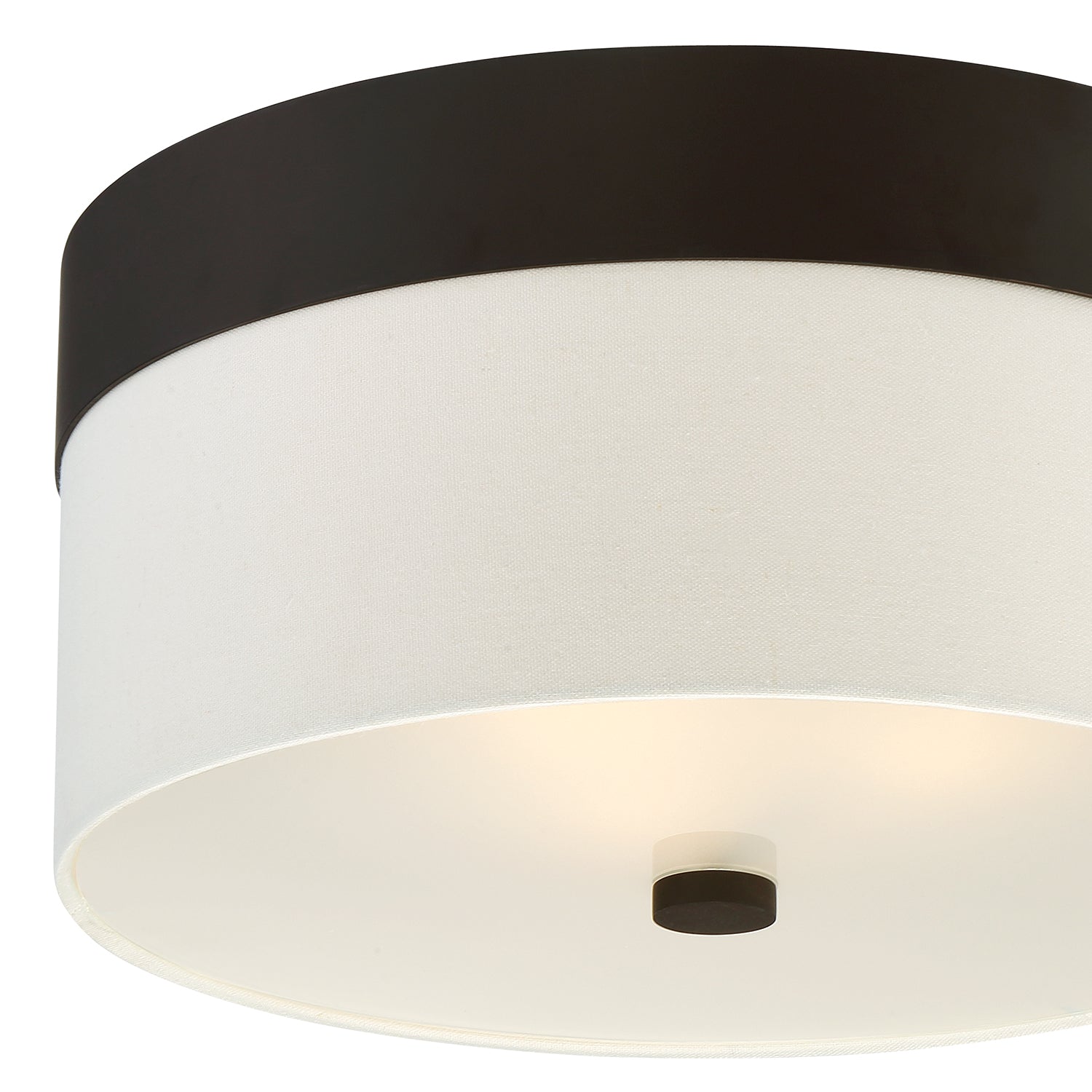Crystorama Grayson 293-DB – 16 Inch – 3 Light – Semi Flush Mount Light – Dark Bronze – Dry Rated