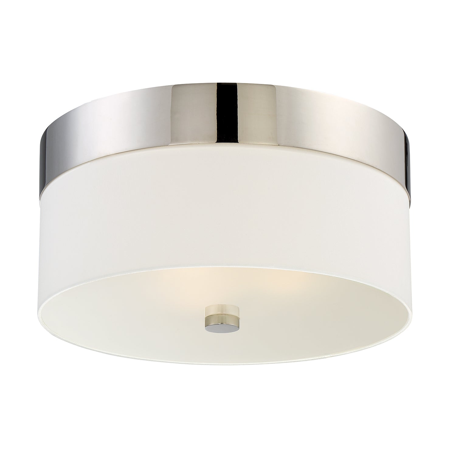 Crystorama Grayson 293-PN – 16 Inch – 3 Light – Semi Flush Mount Light – Polished Nickel – Dry Rated