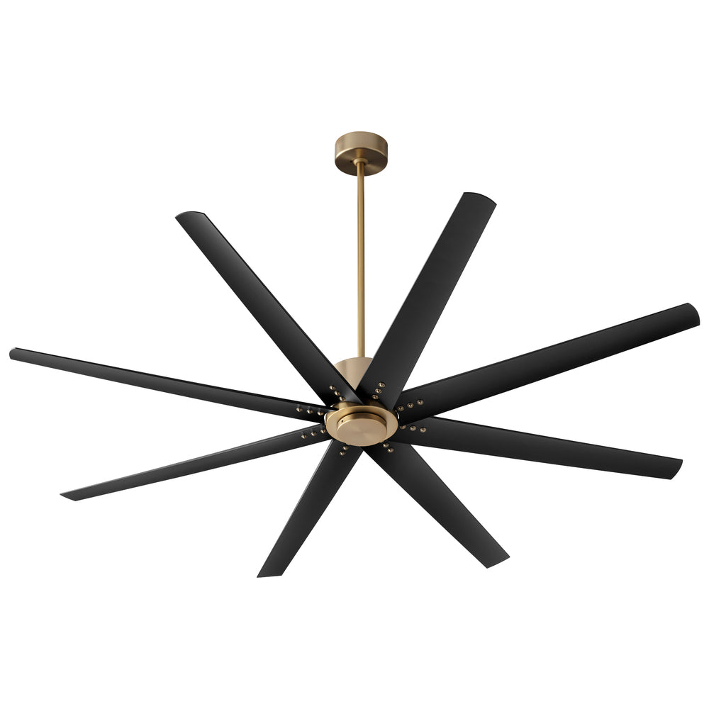 Oxygen Lighting FLEET 3-108-40 Ceiling Fan Modern Farmhouse - Aged Brass