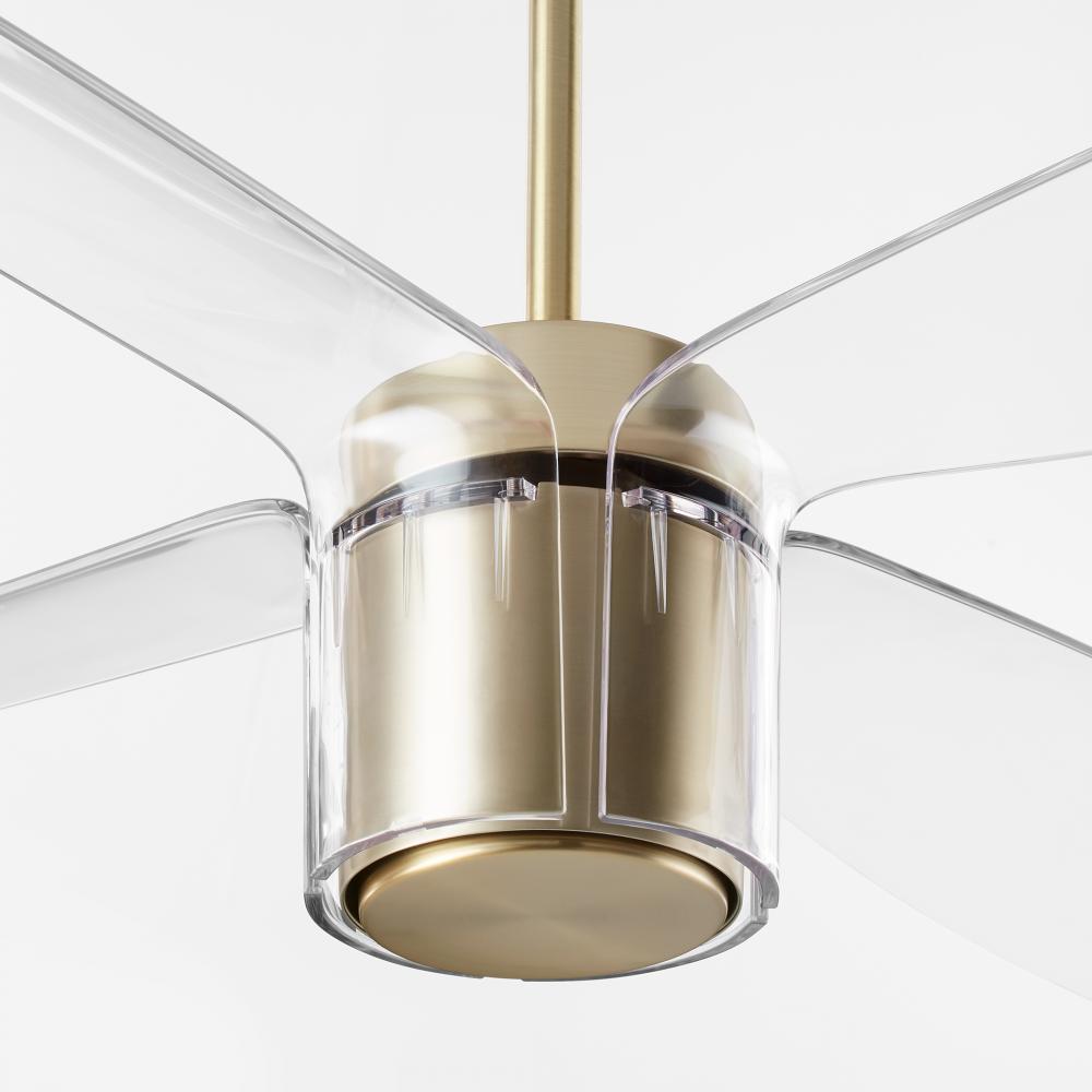 Oxygen Lighting SAMARAN 3-116-40 Fan - Aged Brass