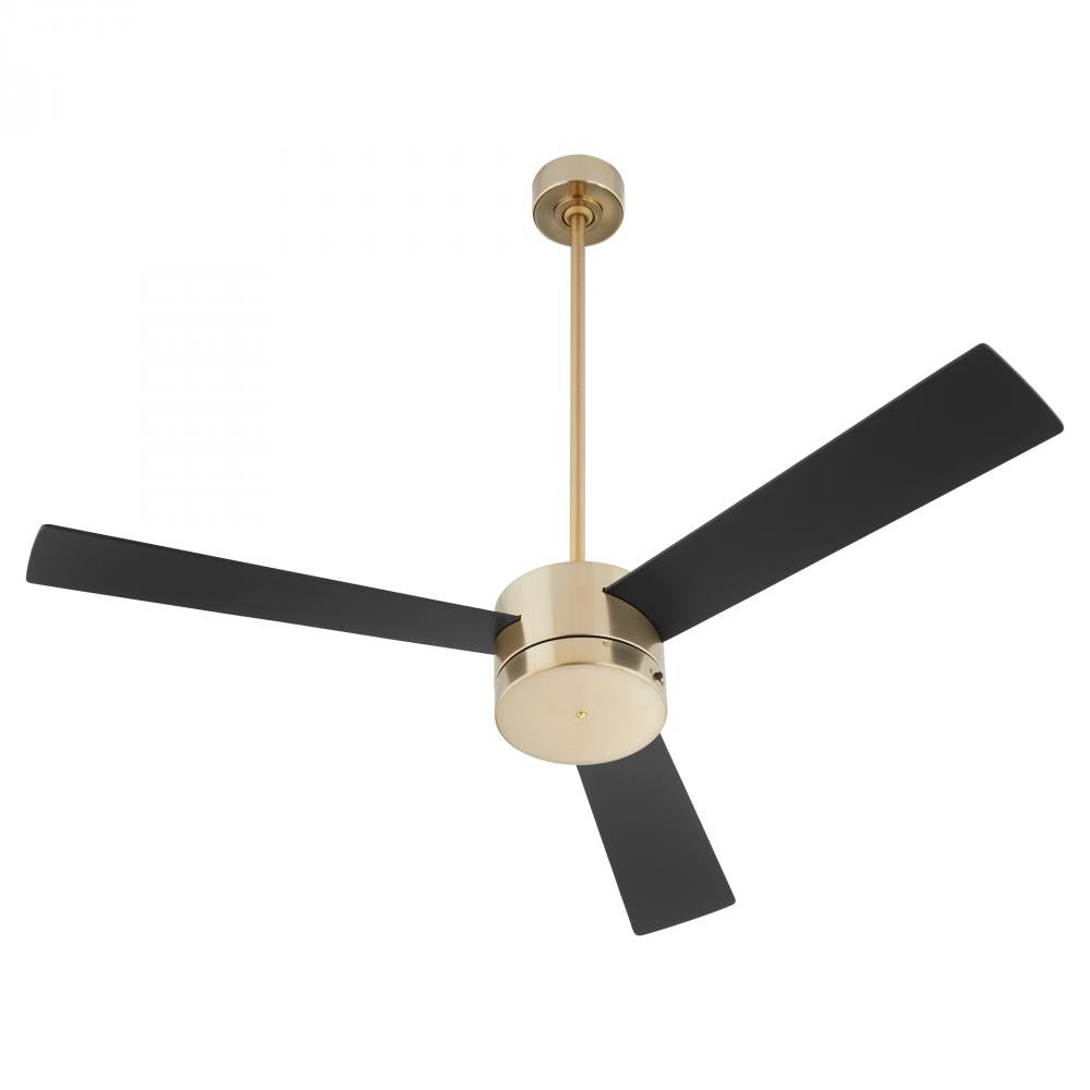 Oxygen Lighting ALLEGRO 3-119-40 Fan - Aged Brass