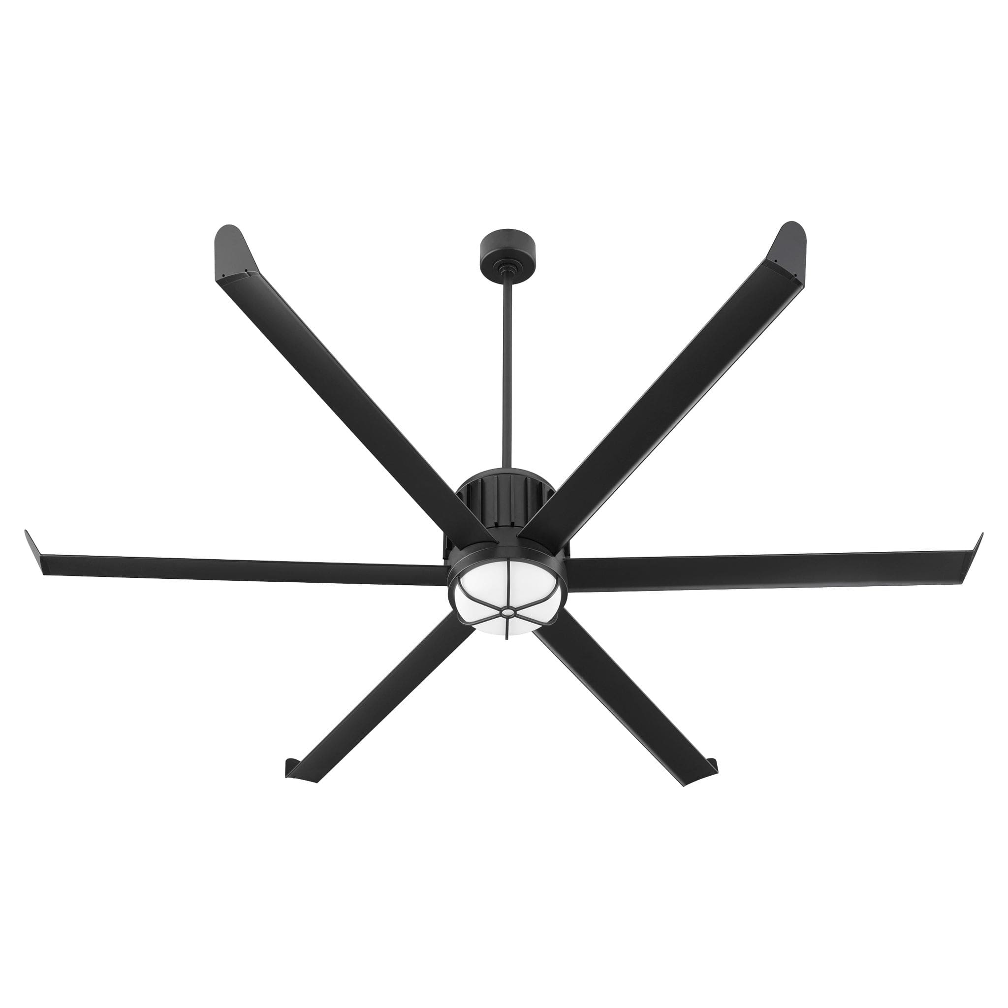 Oxygen Lighting ENORME 3-129-15 Industrial 78 Inch Ceiling Fan with Wall Control  - Black