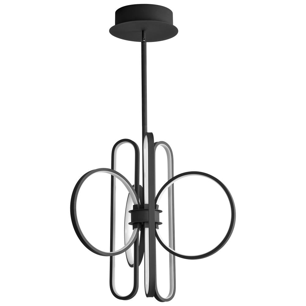 Oxygen Lighting LUPE 3-25-15 Chandelier Traditional - Black