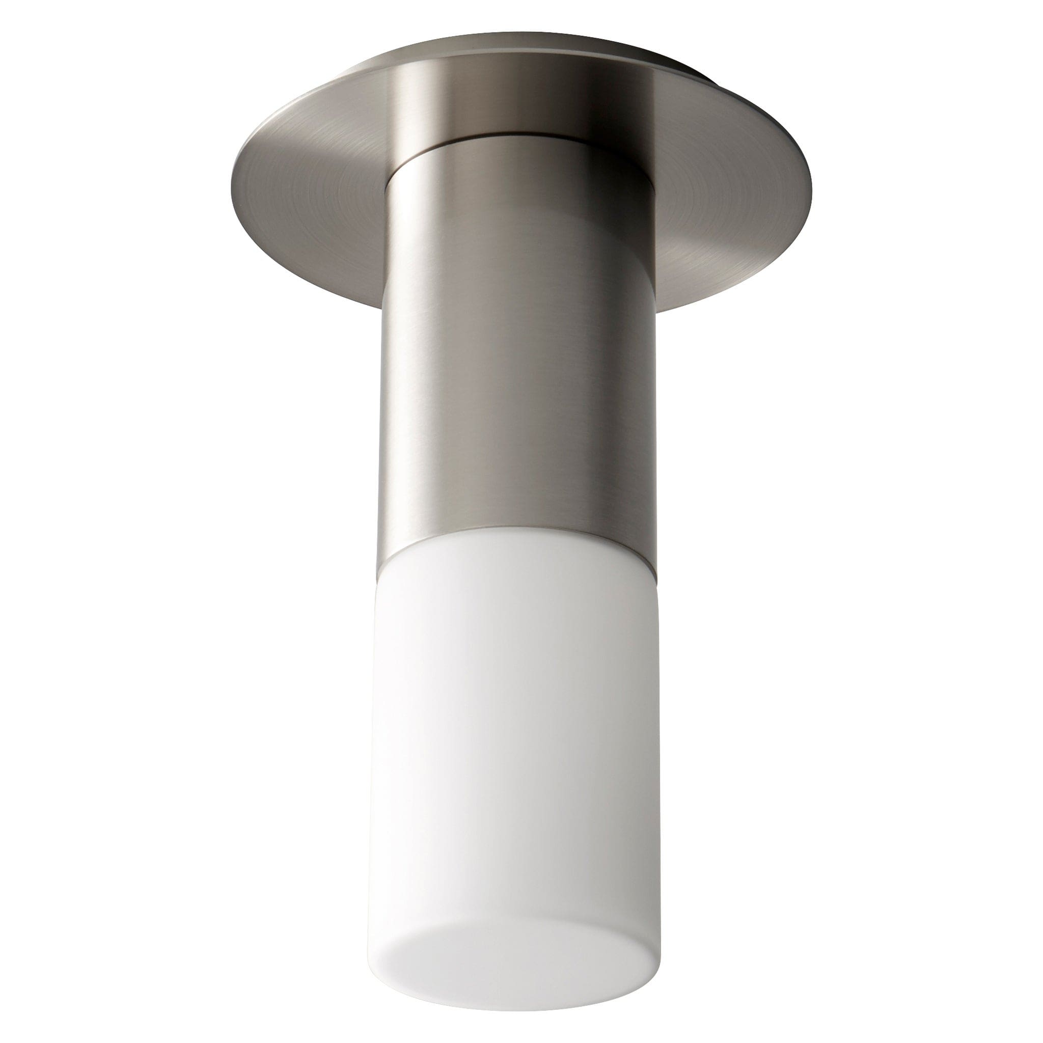 Oxygen Lighting 3-607-35 Pendant, UL Damp Rated, Satin Nickel - White