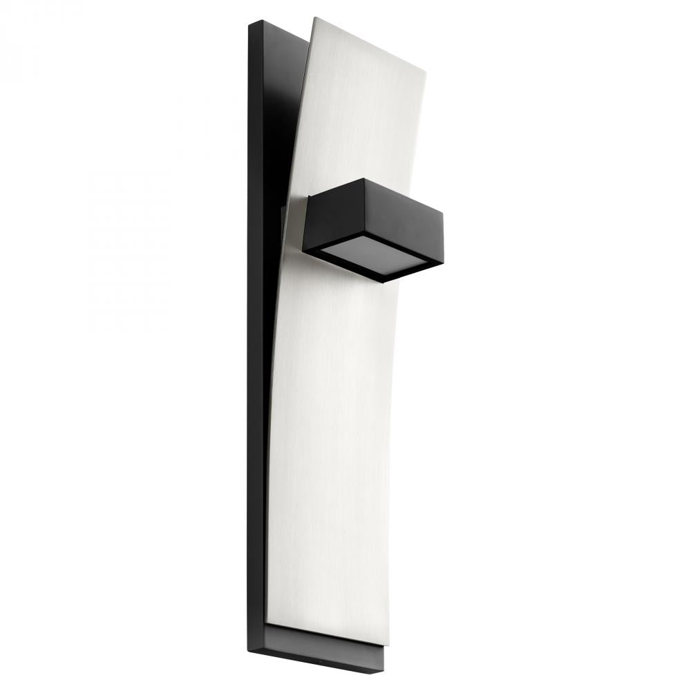 Oxygen Lighting DARIO 3-400-1524 Sconce Transitional - Black W Satin Nickel