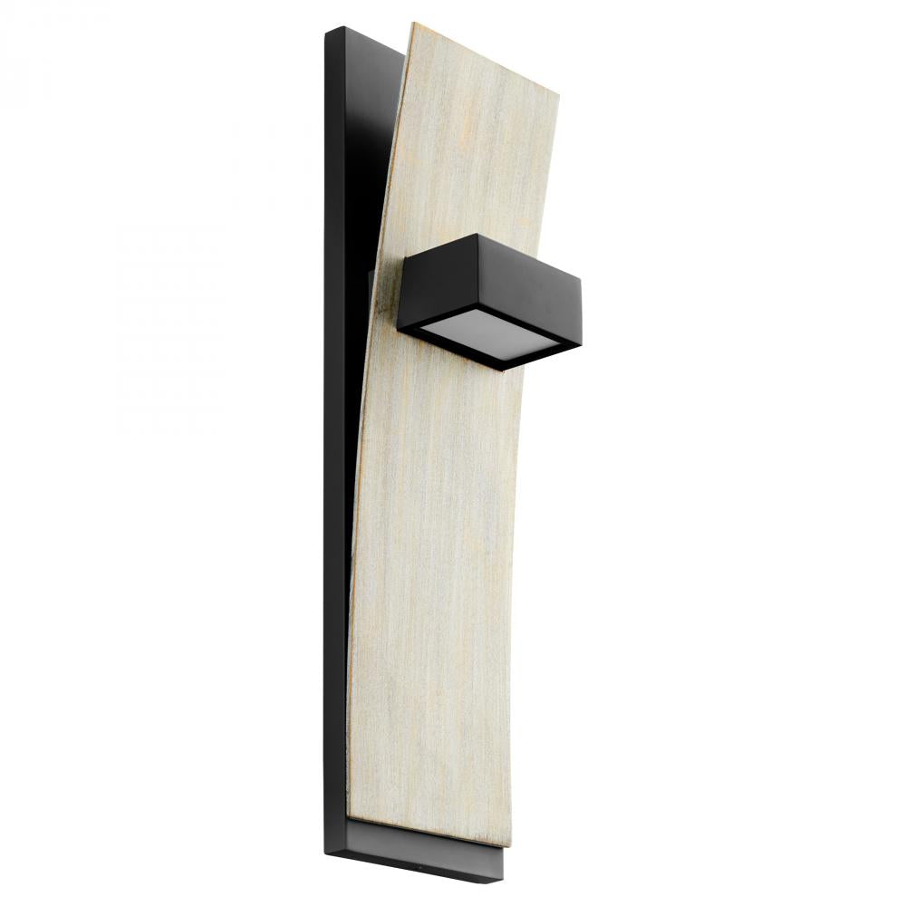 Oxygen Lighting DARIO 3-400-1541 Sconce Transitional - Black W Weathered Oak