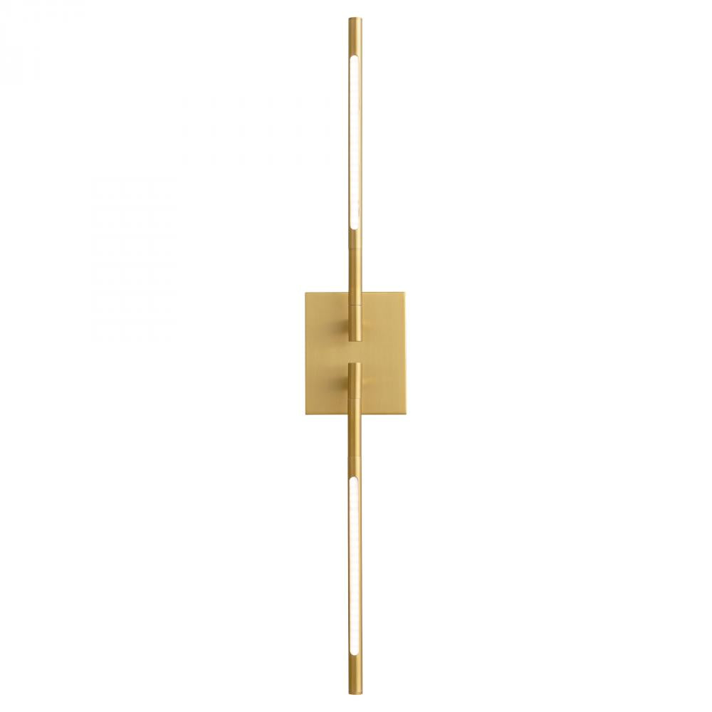 Oxygen Lighting PALILLOS 3-404-40 Sconce - Aged Brass