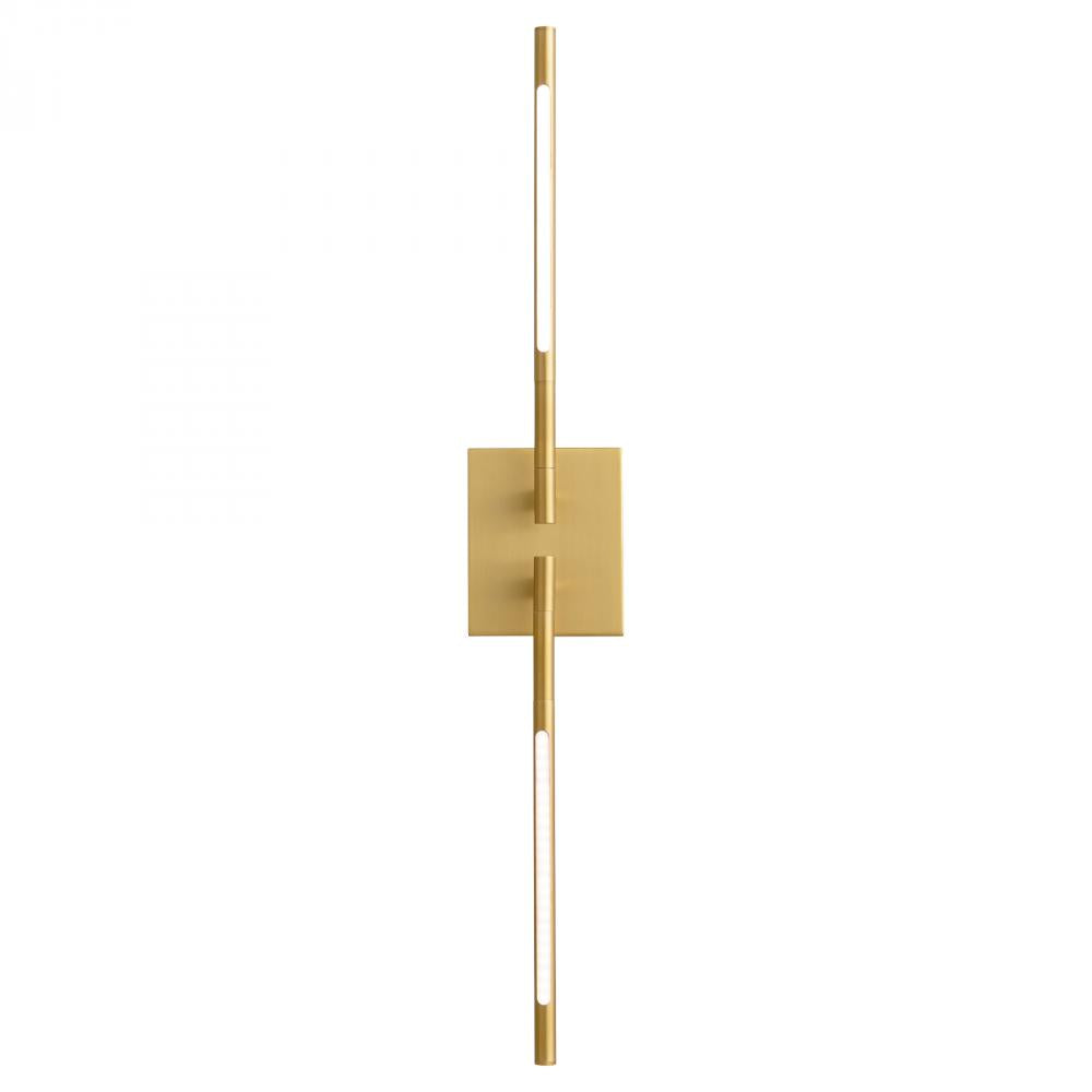 Oxygen Lighting PALILLOS 3-404-40 Sconce - Aged Brass