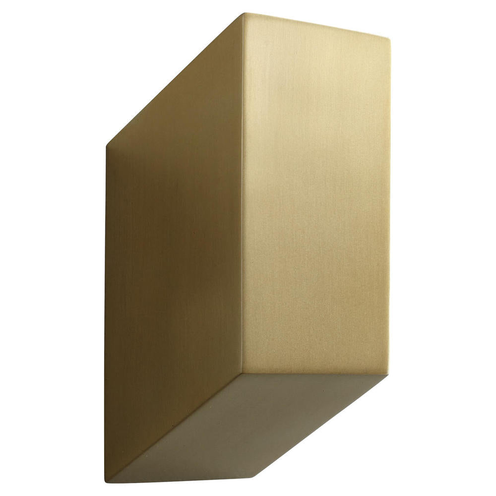 Oxygen Lighting UNO 3-500-40 Sconce Traditional - Aged Brass