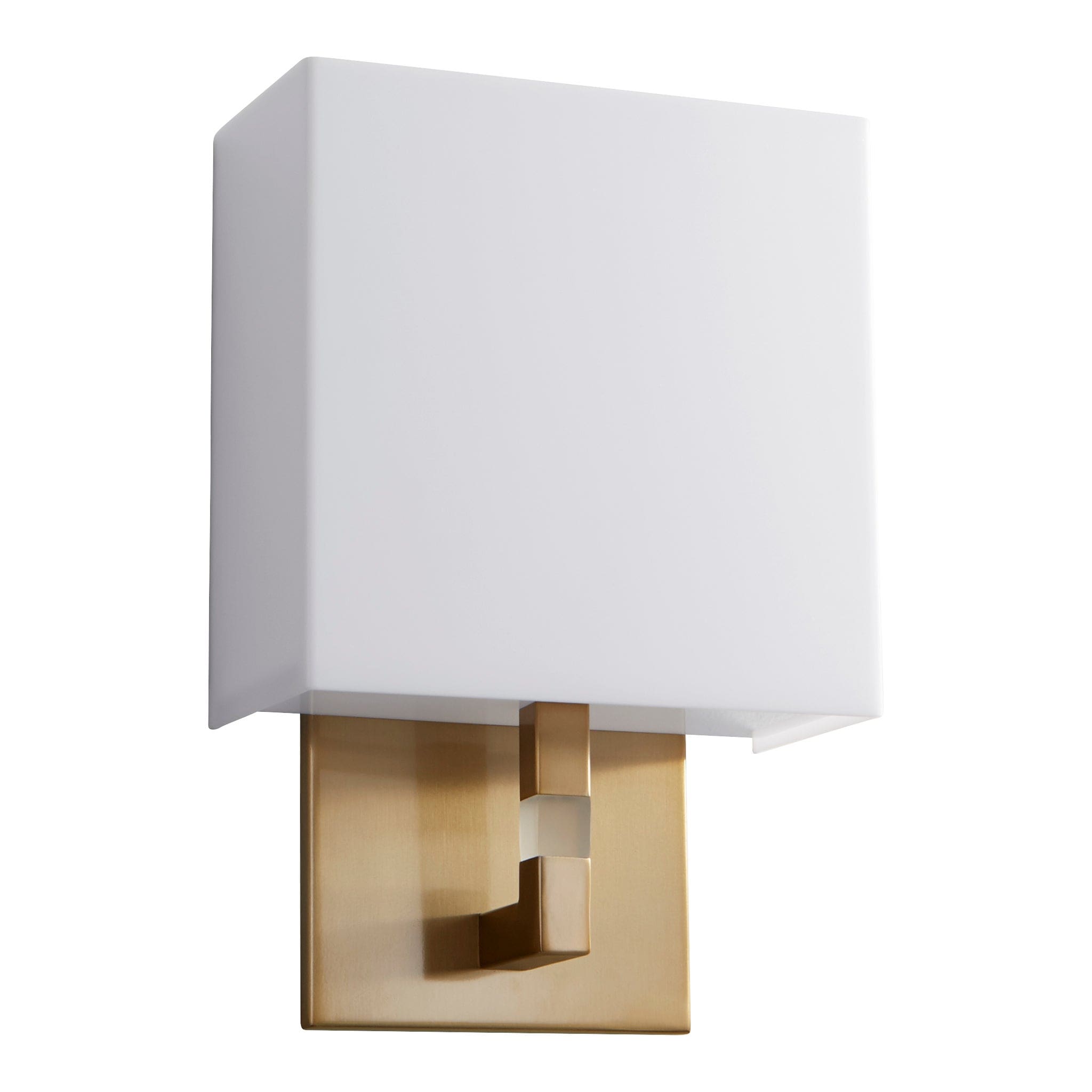 Oxygen Lighting 3-521-27 Sconce, UL Damp Rated, Aged Brass