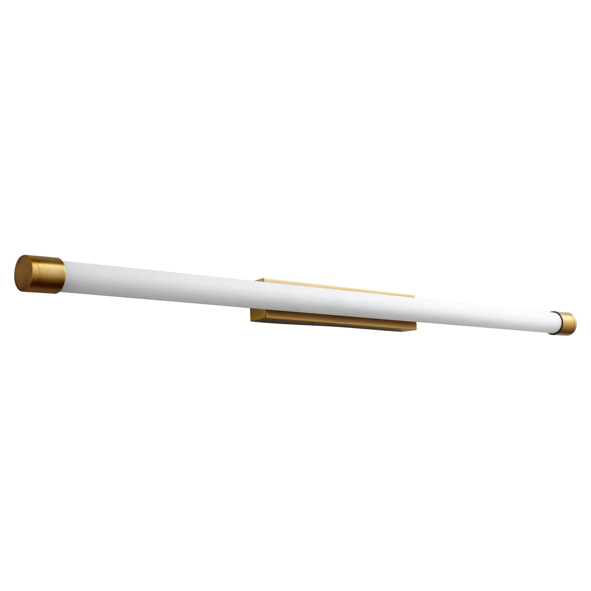 Oxygen Lighting 3-559-40 Vanity Light Fixture, UL Damp Rated, Aged Bra