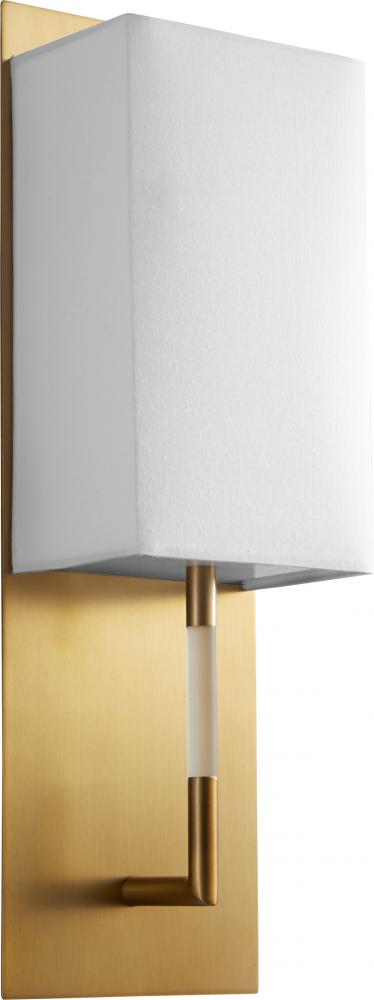 Oxygen Lighting EPOCH 3-564-140 Exterior Transitional - Aged Brass W White Linen