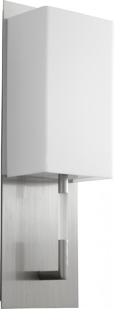 Oxygen Lighting EPOCH 3-564-224 Exterior Transitional - Satin Nickel W Matte White Acrylic