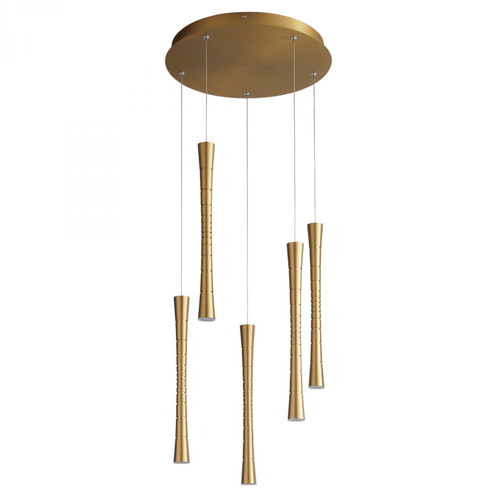 Oxygen Lighting SABRE 3-6005-40 Pendant - Aged Brass