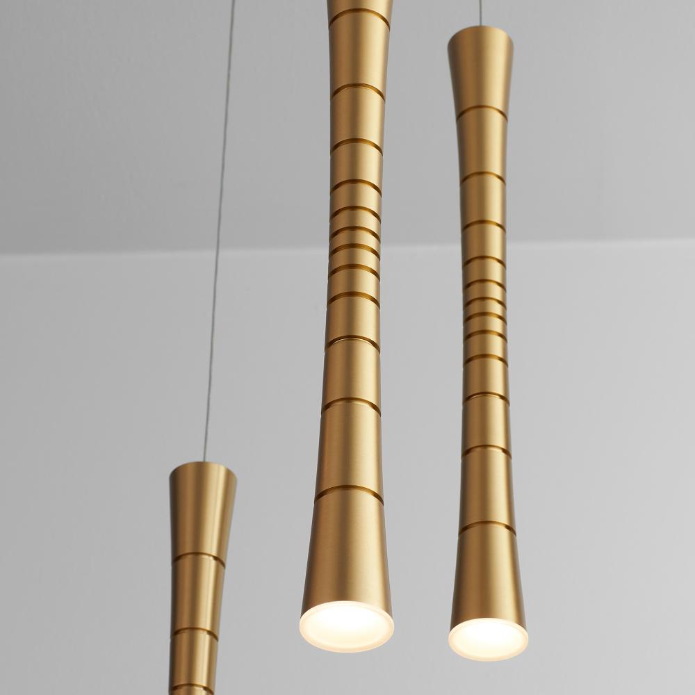 Oxygen Lighting SABRE 3-6005-40 Pendant - Aged Brass