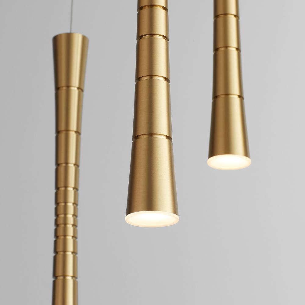 Oxygen Lighting SABRE 3-6005-40 Pendant - Aged Brass