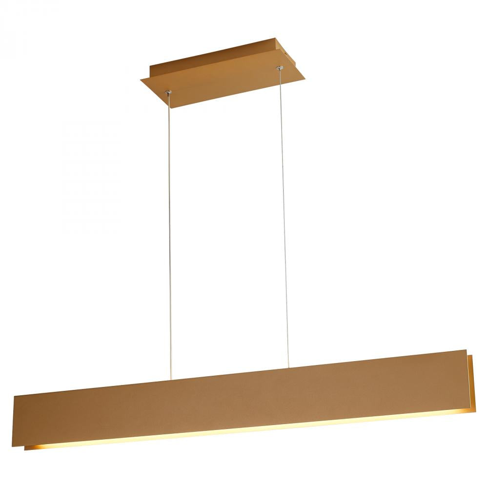 Oxygen Lighting BRIO 3-6017-60 Pendant - Powdered Gold