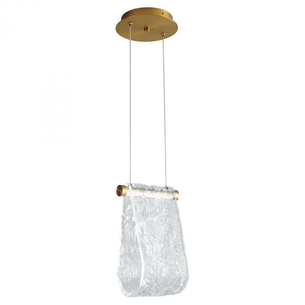 Oxygen Lighting VEER 3-602-40 Pendant - Aged Brass