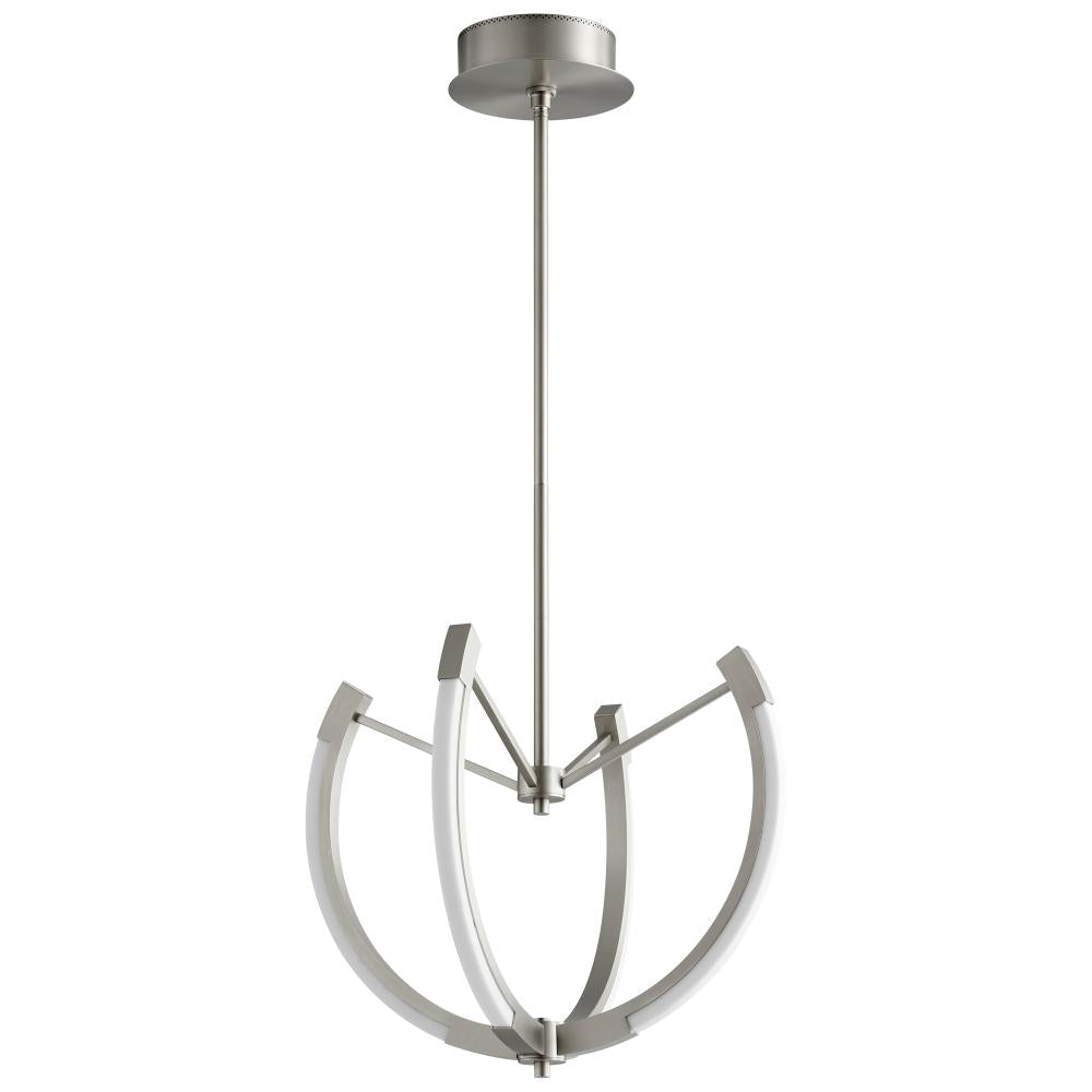 Oxygen Lighting UTOPIA 3-6140-24 Chandelier Traditional - Satin Nickel