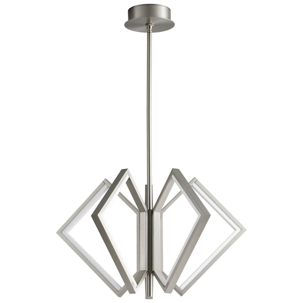 Oxygen Lighting ACADIA 3-6143-24 Chandelier Traditional - Satin Nickel