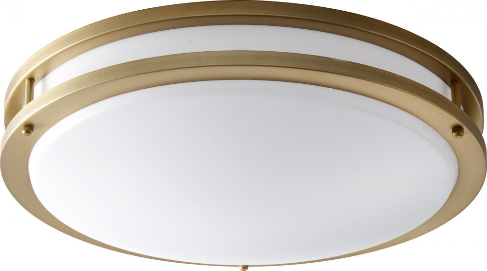 Oxygen Lighting ORACLE 3-620-40 Flush Mount Traditional - Aged Brass