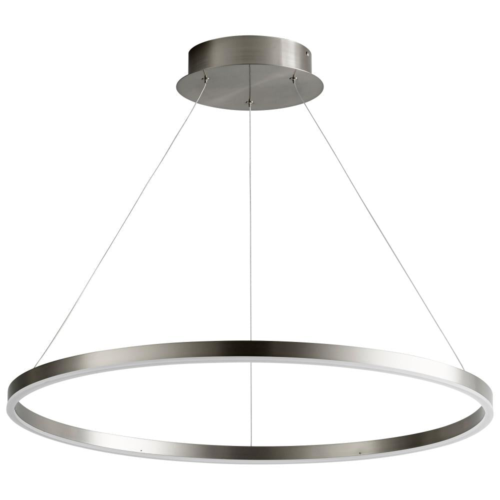 Oxygen Lighting CIRCULO 3-65-24 Pendant Traditional - Satin Nickel