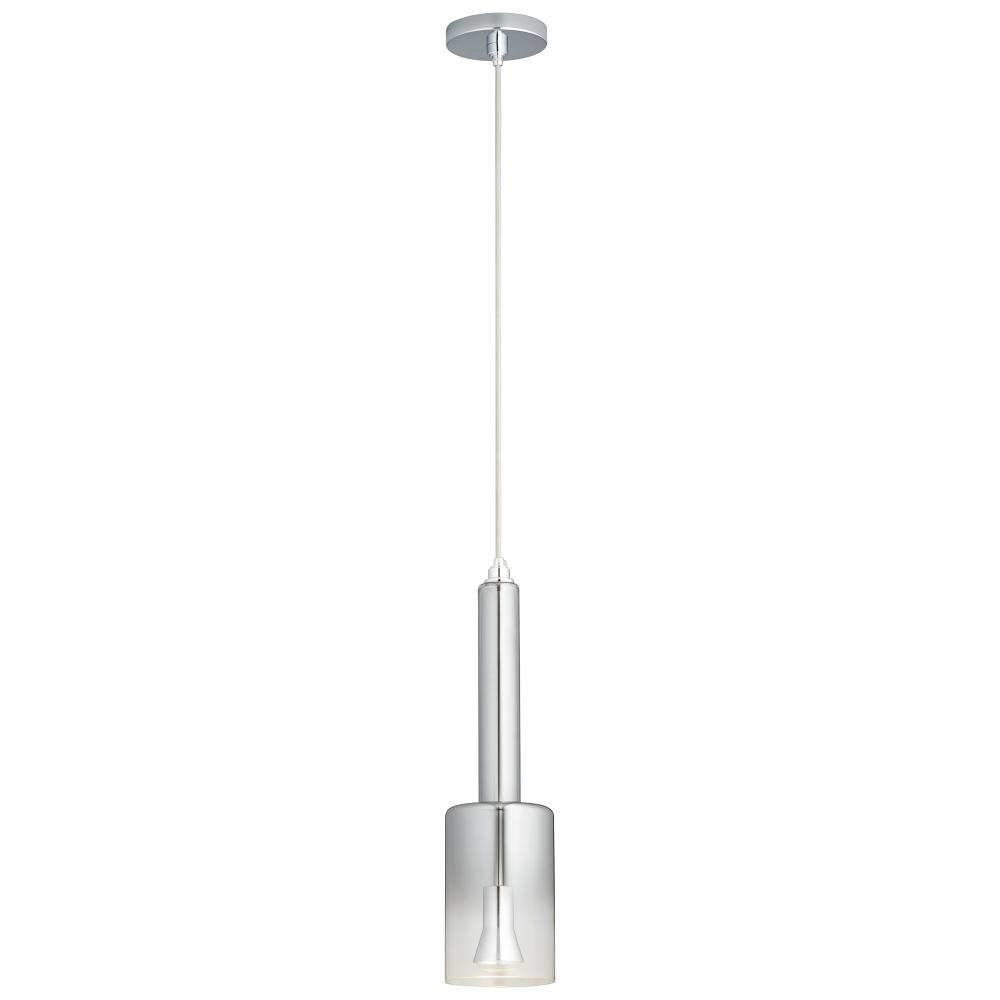 Oxygen Lighting SPINDLE 3-656-1314 Pendant Traditional - Polished Chrome W Smoke Ombre