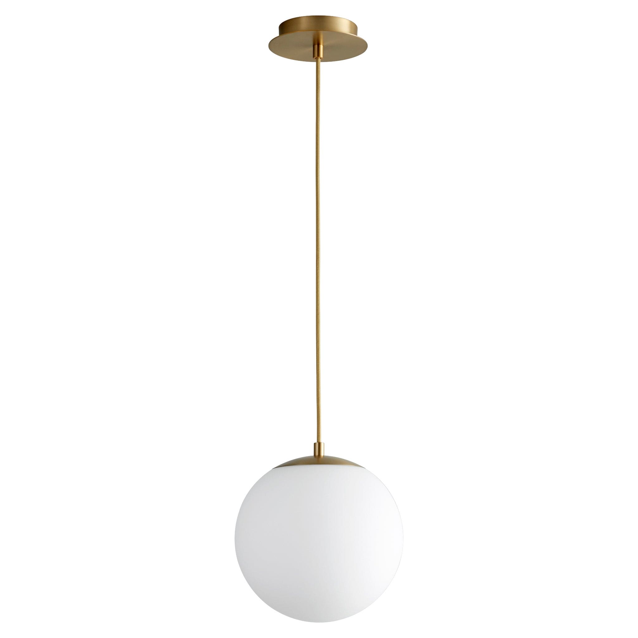 Oxygen Lighting 3-672-27 Pendant Light Fixture, UL Damp Rated, Aged Br