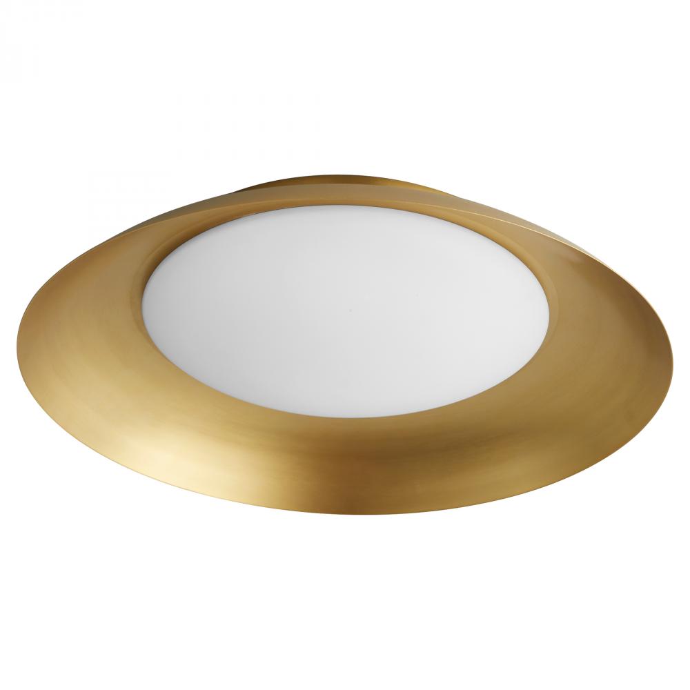 Oxygen Lighting BONGO 3-679-40 Flush Mount - Aged Brass