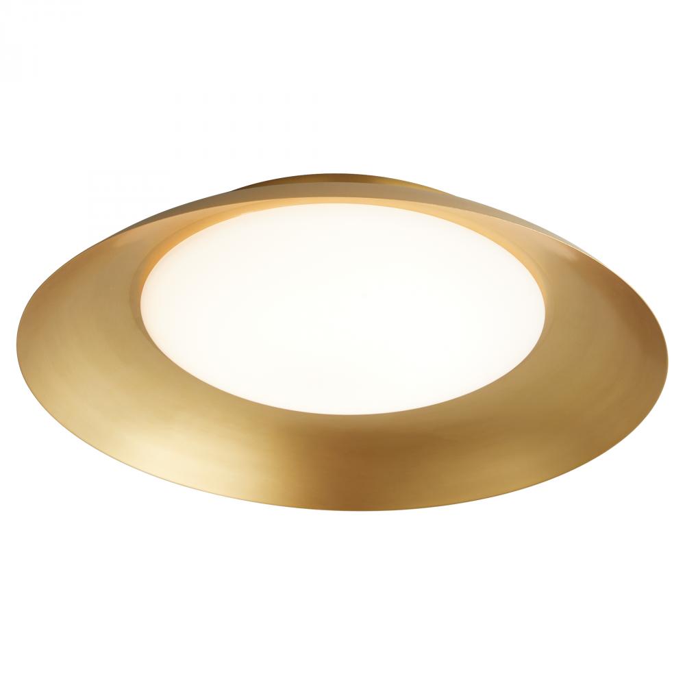 Oxygen Lighting BONGO 3-679-40 Flush Mount - Aged Brass