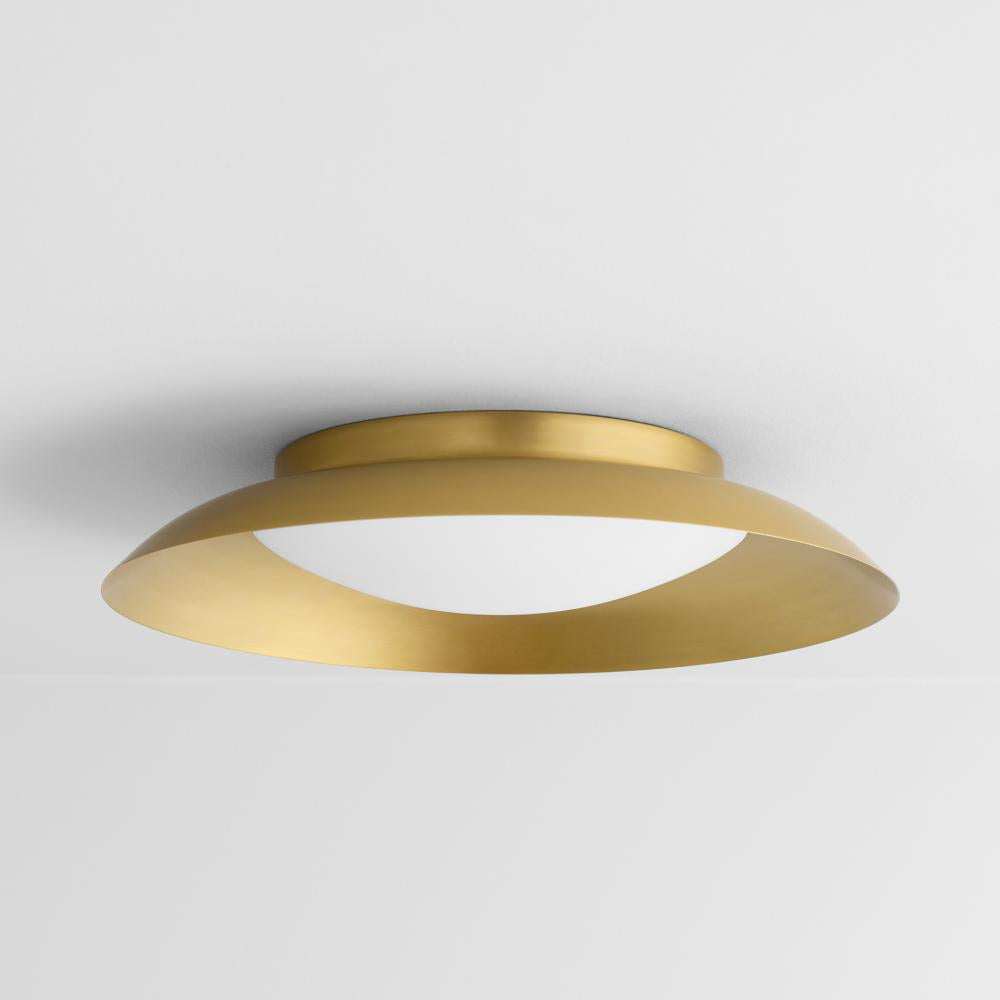 Oxygen Lighting BONGO 3-679-40 Flush Mount - Aged Brass