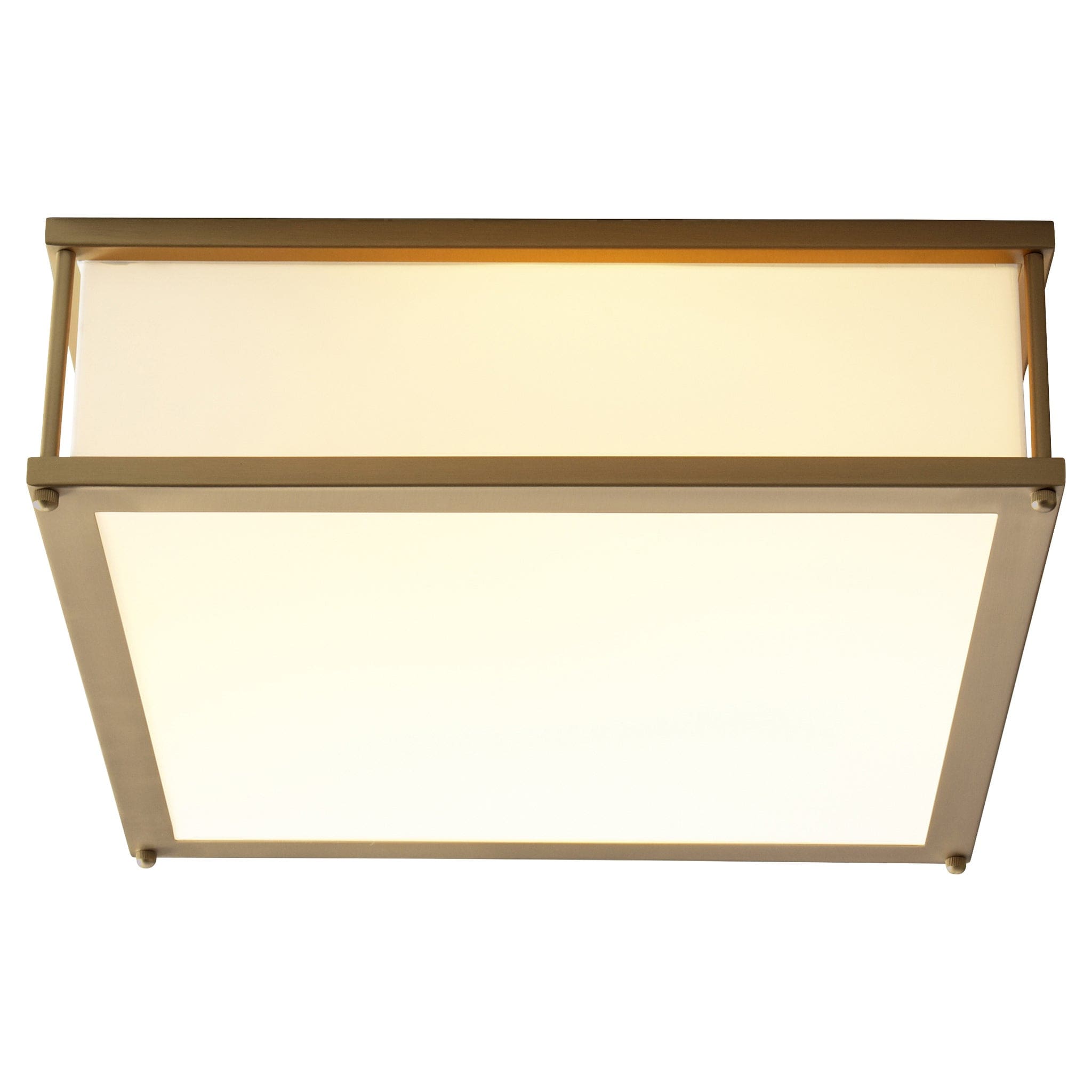 Oxygen Lighting 3-683-35 Ceiling Mount, UL Damp Rated, Aged Brass