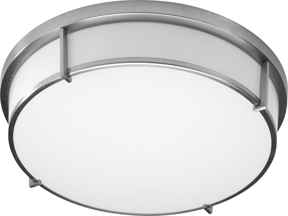 Oxygen Lighting IO 3-689-24 Flush Mount Traditional - Satin Nickel