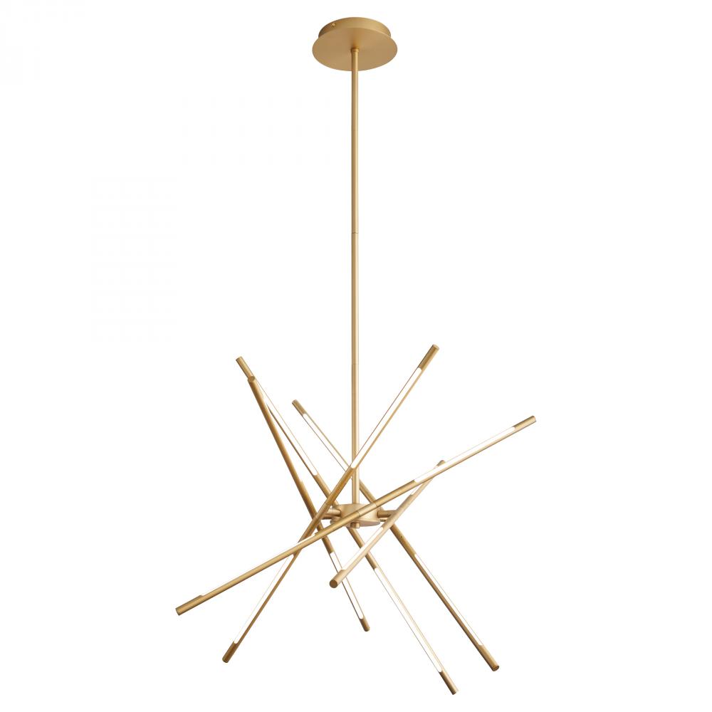 Oxygen Lighting PALILLOS 3-803-40 Pendant - Aged Brass