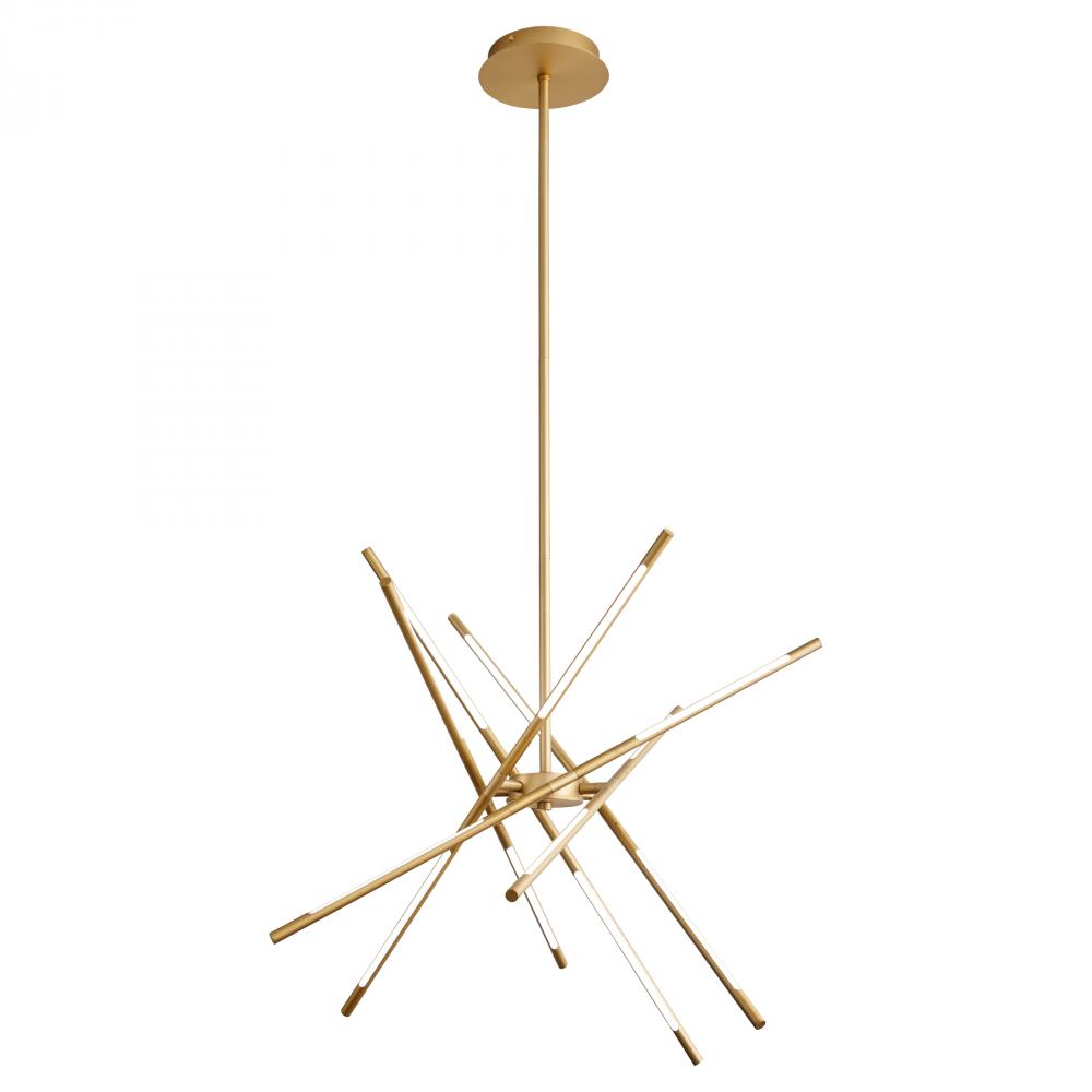 Oxygen Lighting PALILLOS 3-803-40 Pendant - Aged Brass