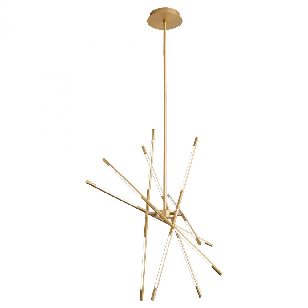 Oxygen Lighting PALILLOS 3-803-40 Pendant - Aged Brass